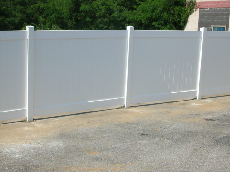 Vinyl Panel white Fence