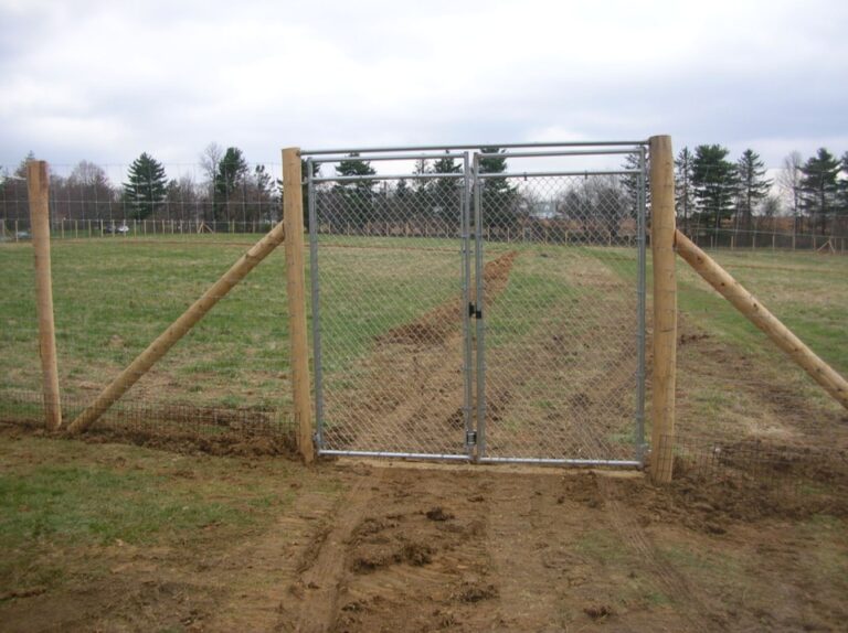 Chain link fence