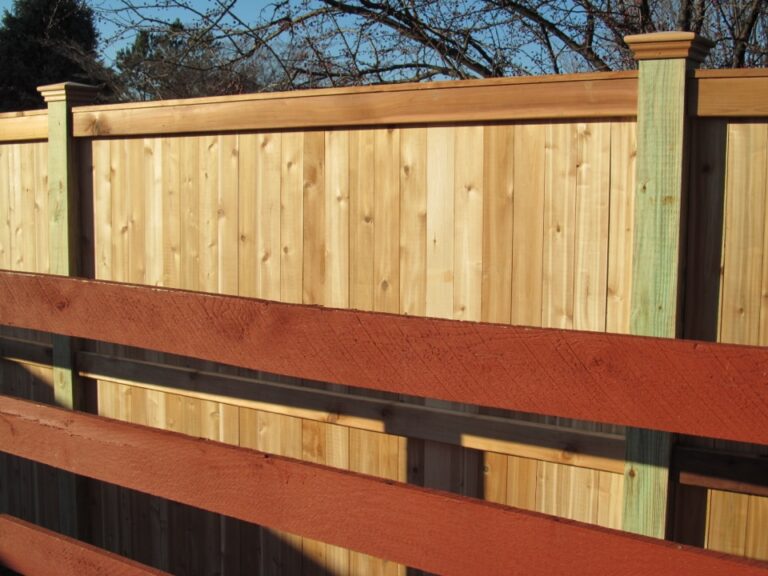 Wooden Panel Fence