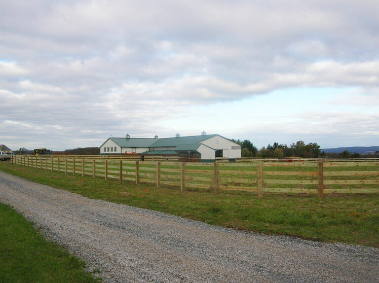 Beautiful Fence with Barn