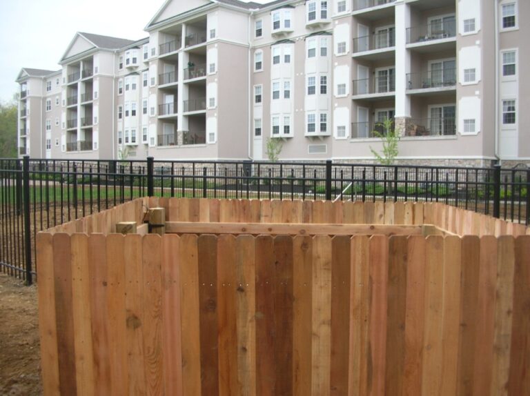 Close up of AC fence