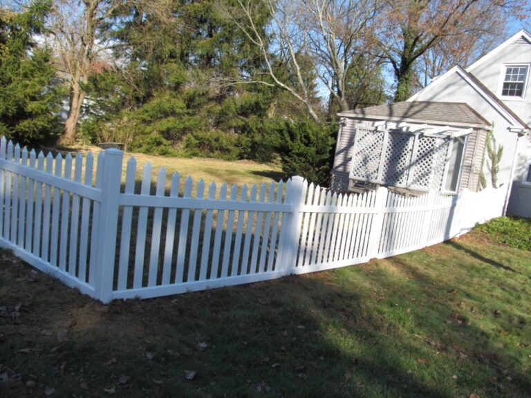 White Picket Fence on angle