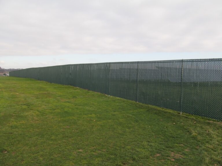 Chain link fence