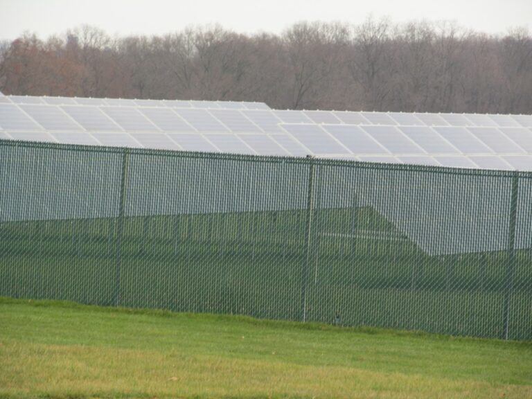 Closeup of Chainlink fence