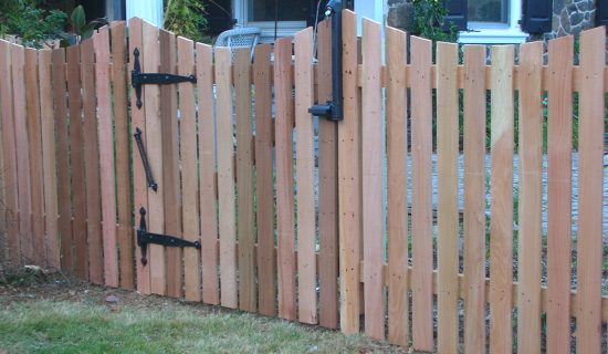 Wooden picket Fence